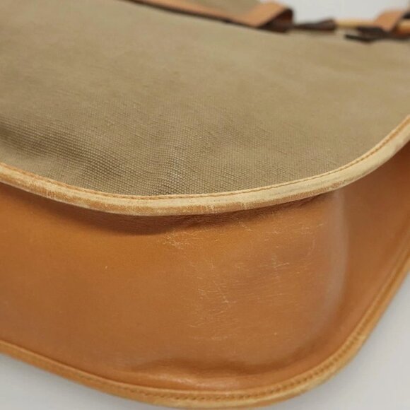 GUCCI Shoulder Bag Canvas Leather Beige Brown 110295 Auth - Picture 6 of 15
